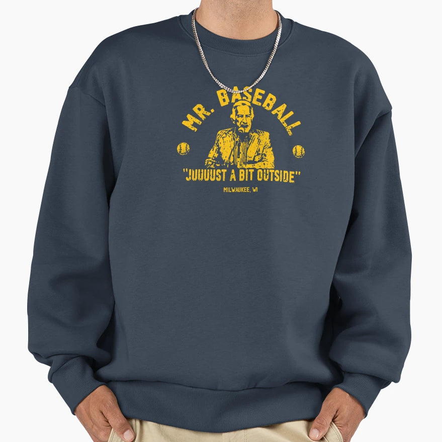 Mr Baseball Sweatshirt - Unique Graphic Men Women - T-Shirt, Sweatshirt, Hoodie