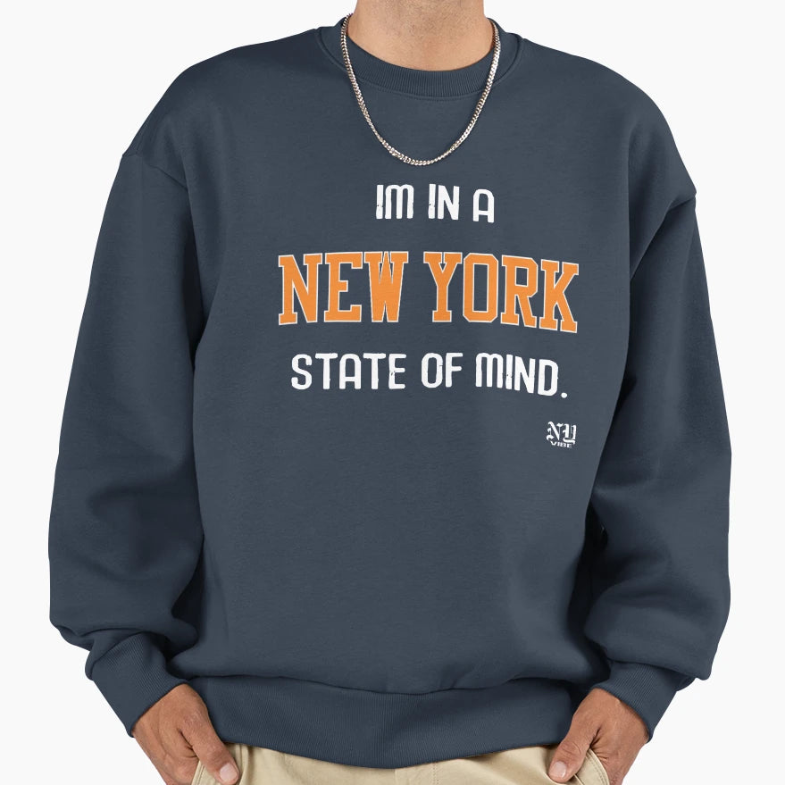 New York State Mind Sweatshirt - Casual Everyday Wear for Adults - T-Shirt, Sweatshirt, Hoodie
