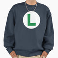 Funny L Emblem Sweatshirt - Graphic Print Unisex - T-Shirt, Sweatshirt, Hoodie