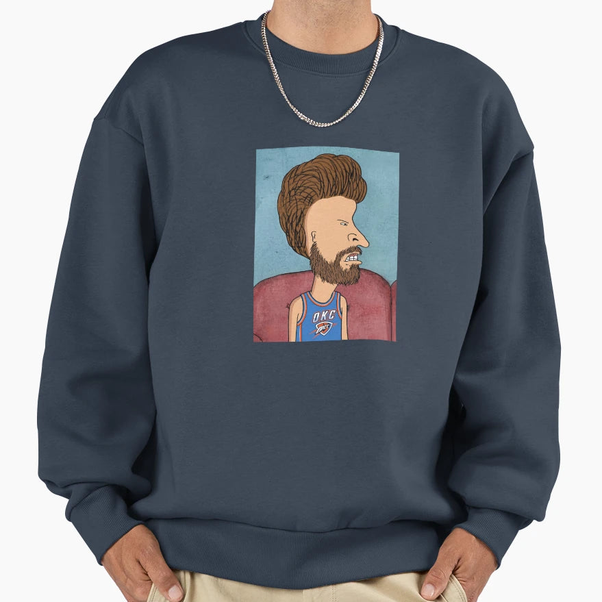 Chet Holmgren Butthead Sweatshirt - Trendy Graphic Unisex - T-Shirt, Sweatshirt, Hoodie