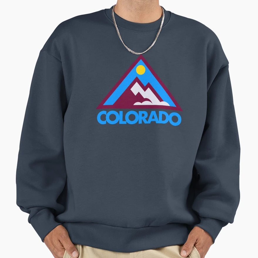 Colorado Hockey Logo Sweatshirt - Casual Everyday Wear Men Women - T-Shirt, Sweatshirt, Hoodie