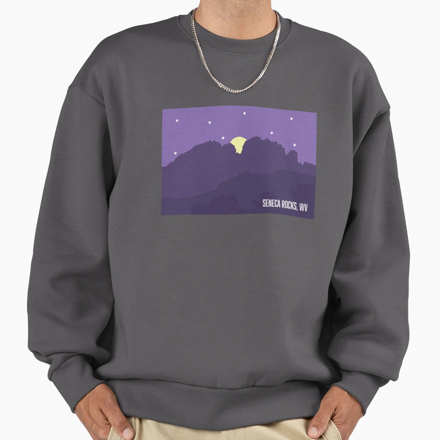 Seneca Rocks Wv Sweatshirt - Aesthetic Graphic Men Women - T-Shirt, Sweatshirt, Hoodie