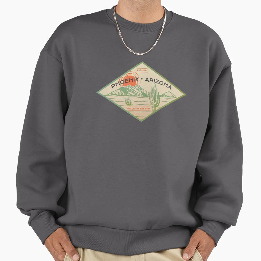 Phoenix Arizona Sweatshirt - Minimalist Print Men Women - T-Shirt, Sweatshirt, Hoodie