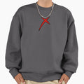 Red X Sweatshirt - Minimalist Print for Adults - T-Shirt, Sweatshirt, Hoodie