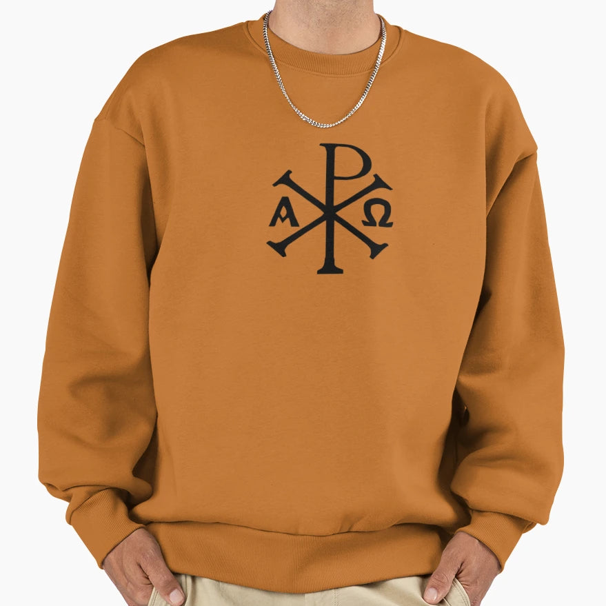 Chi Rho Alpha Omega Sweatshirt - Aesthetic Graphic Unisex - T-Shirt, Sweatshirt, Hoodie