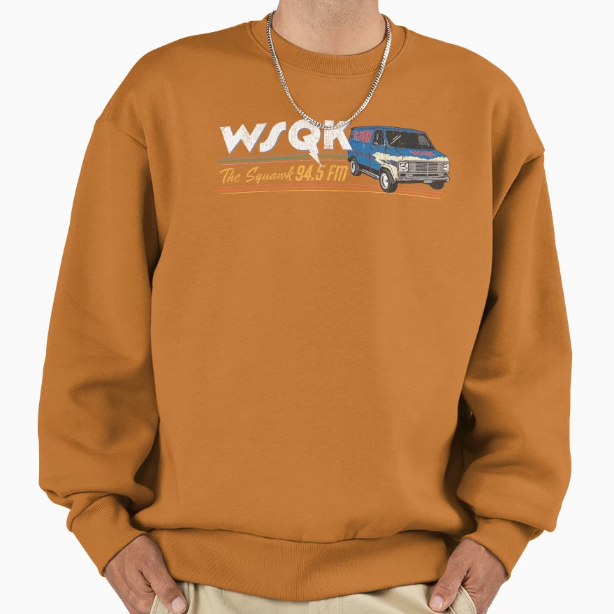 Wsqk Squawk Hawkins Hitmaker Sweatshirt - Aesthetic Graphic Unisex - T-Shirt, Sweatshirt, Hoodie