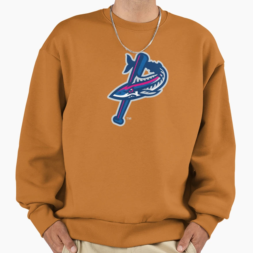 Pensacola Blue Wahoos Sweatshirt - Aesthetic Graphic for Adults - T-Shirt, Sweatshirt, Hoodie