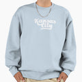 Kansas City White Text Sweatshirt - Casual Everyday Wear Unisex - T-Shirt, Sweatshirt, Hoodie