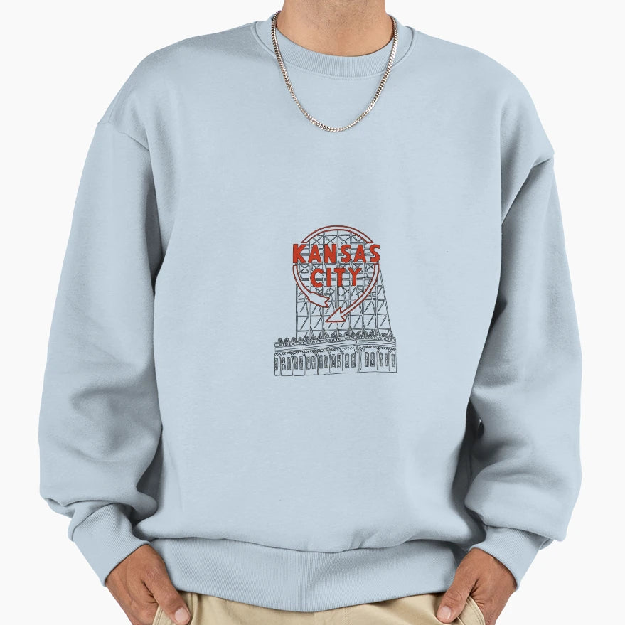Kansas City Sweatshirt - Custom Art Print for Adults - T-Shirt, Sweatshirt, Hoodie