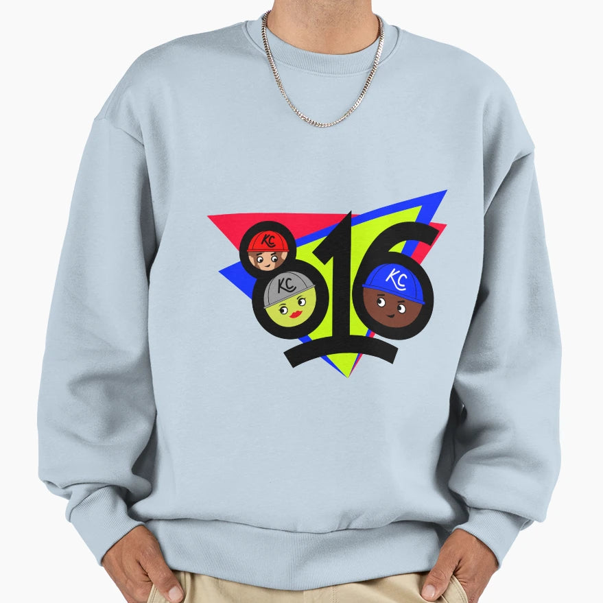 816 Kcmoji Sweatshirt - Fun Novelty Design for Adults - T-Shirt, Sweatshirt, Hoodie