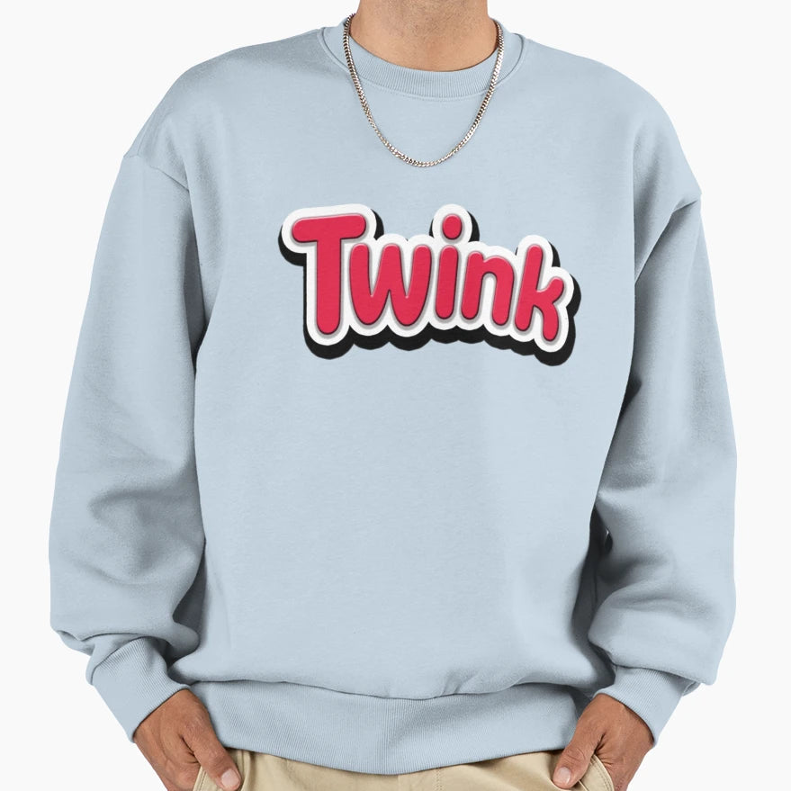 Twink Sky Blue Sweatshirt - Aesthetic Graphic for Adults - T-Shirt, Sweatshirt, Hoodie