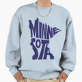 Minnesota Typography Sweatshirt - Minimalist Print Men Women - T-Shirt, Sweatshirt, Hoodie