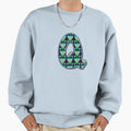 Letter Q Pattern Sweatshirt - Minimalist Print Men Women - T-Shirt, Sweatshirt, Hoodie