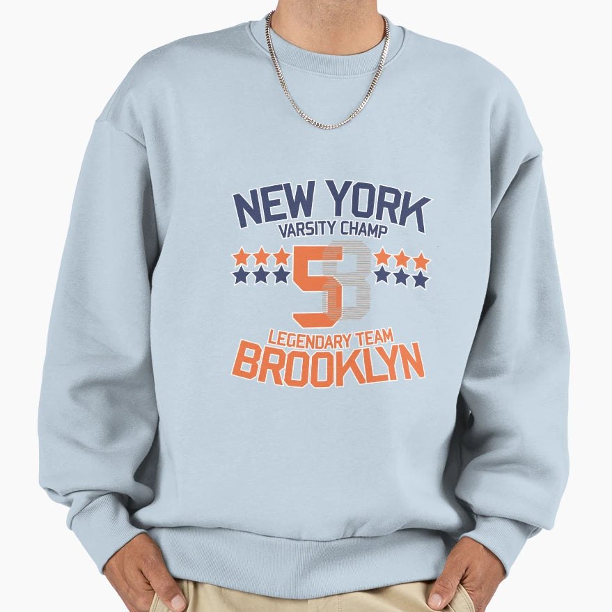 New York Brooklyn Legendary Dream Sweatshirt - Unique Graphic for Adults - T-Shirt, Sweatshirt, Hoodie