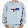 Colorado Flag Sweatshirt - Trendy Graphic for Adults - T-Shirt, Sweatshirt, Hoodie