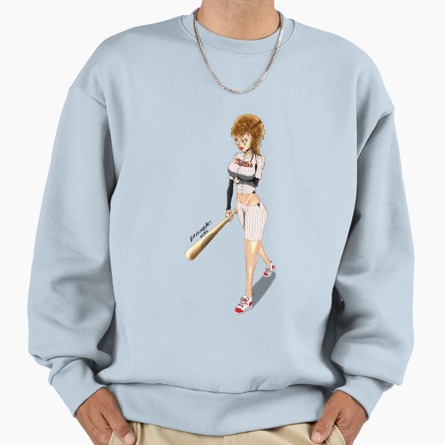 Baseball Sweatshirt - Fun Novelty Design for Adults - T-Shirt, Sweatshirt, Hoodie