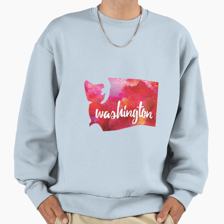 Washington Red Sweatshirt - Casual Everyday Wear Unisex - T-Shirt, Sweatshirt, Hoodie
