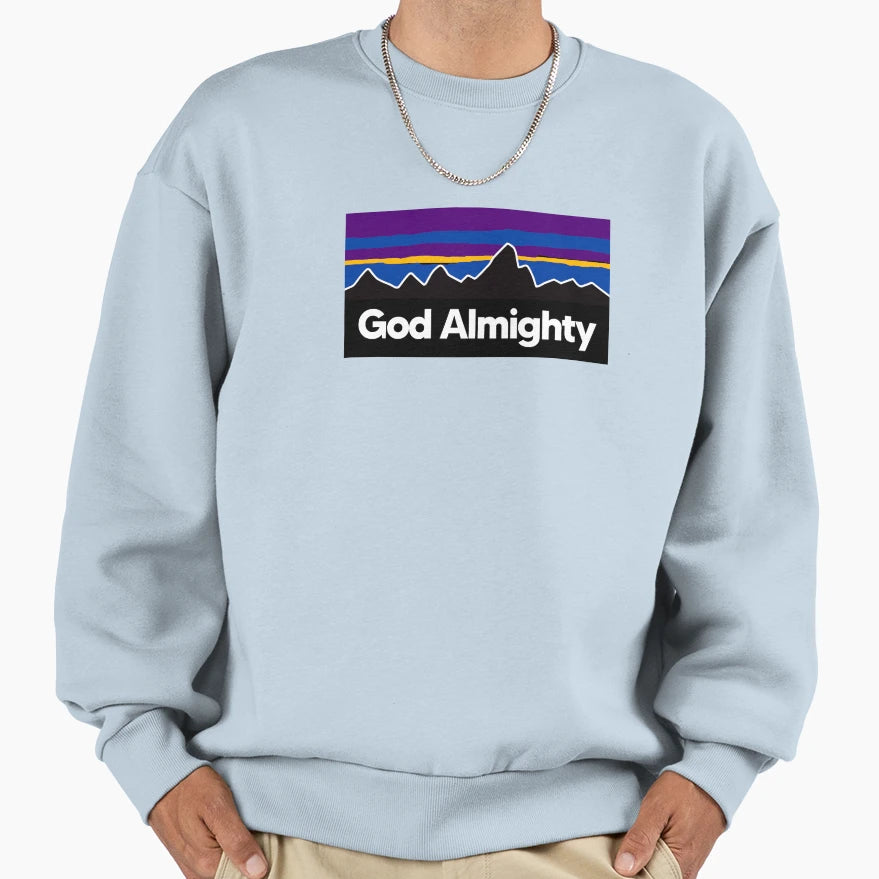God Almighty Sweatshirt - Trendy Graphic Unisex - T-Shirt, Sweatshirt, Hoodie