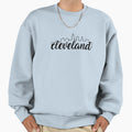 Cleveland Ohio Transparent Version Sweatshirt - Minimalist Print for Adults - T-Shirt, Sweatshirt, Hoodie