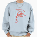 Cat Initial Monogram P Sweatshirt - Streetwear Style Unisex - T-Shirt, Sweatshirt, Hoodie