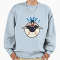 Baseball Safe Sweatshirt - Graphic Print Men Women - T-Shirt, Sweatshirt, Hoodie