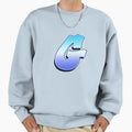 Letter G Purple Blue Sweatshirt - Custom Art Print for Adults - T-Shirt, Sweatshirt, Hoodie