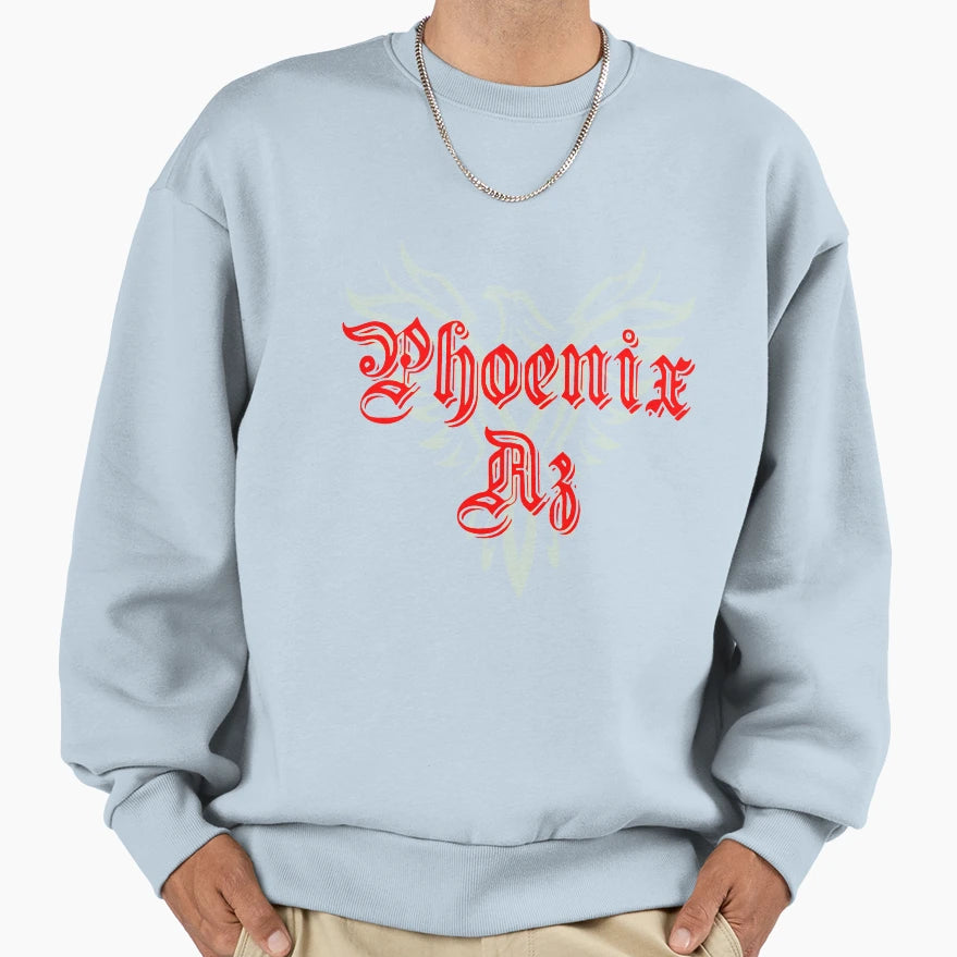 Phoenix Arizona Az Text Sweatshirt - Trendy Graphic Unisex - T-Shirt, Sweatshirt, Hoodie