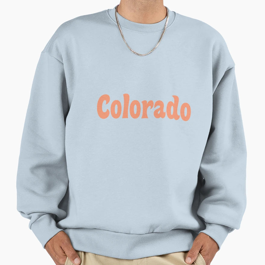Colorado Co Rockies State American Sweatshirt - Trendy Graphic Unisex - T-Shirt, Sweatshirt, Hoodie