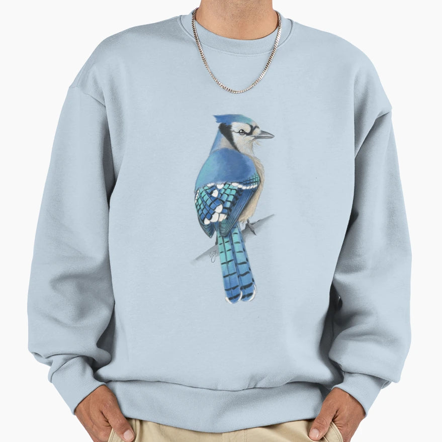 Blue Jay Sweatshirt - Trendy Graphic Unisex - T-Shirt, Sweatshirt, Hoodie