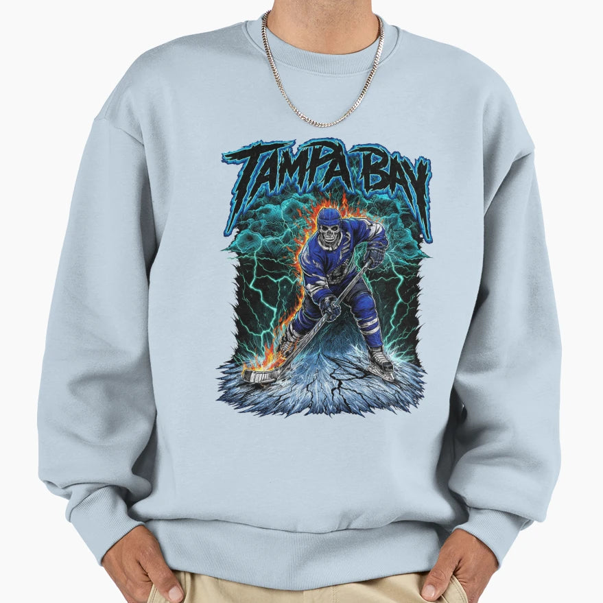 Tampa Bay Hockey Sweatshirt - Aesthetic Graphic for Adults - T-Shirt, Sweatshirt, Hoodie