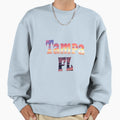 Tampa Florida Fl Ocean Text Sweatshirt - Streetwear Style Men Women - T-Shirt, Sweatshirt, Hoodie