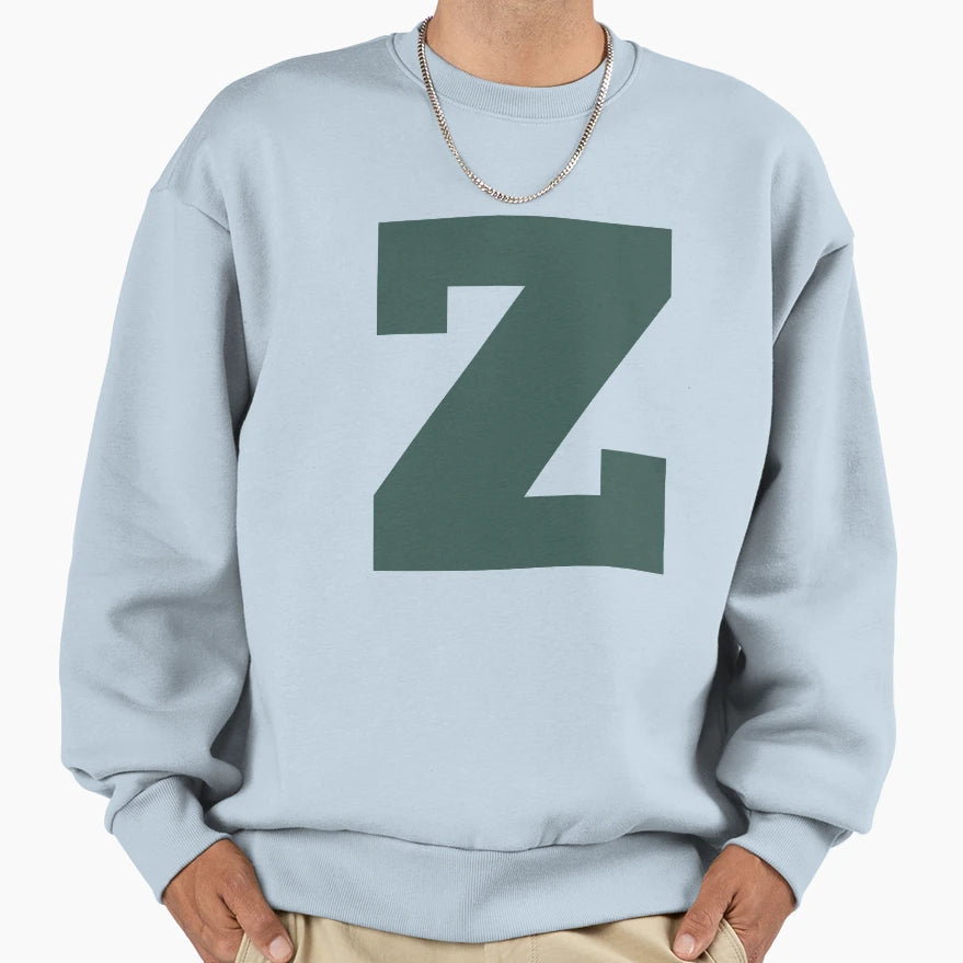 Z Slab Serif Sweatshirt - Streetwear Style for Adults - T-Shirt, Sweatshirt, Hoodie