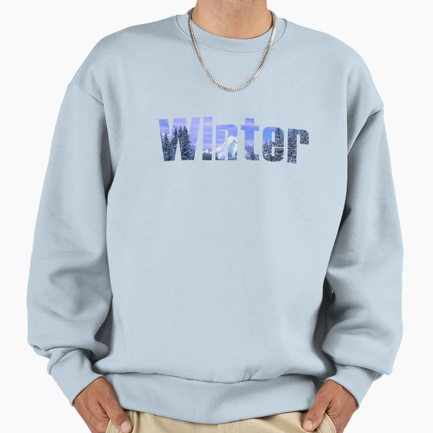 Winter Sweatshirt - Aesthetic Graphic for Adults - T-Shirt, Sweatshirt, Hoodie