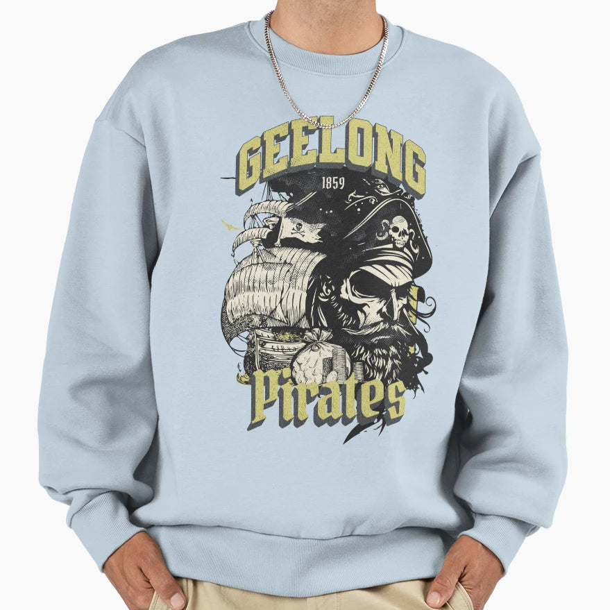 Geelong Pirates 1859 Sweatshirt - Graphic Print Unisex - T-Shirt, Sweatshirt, Hoodie