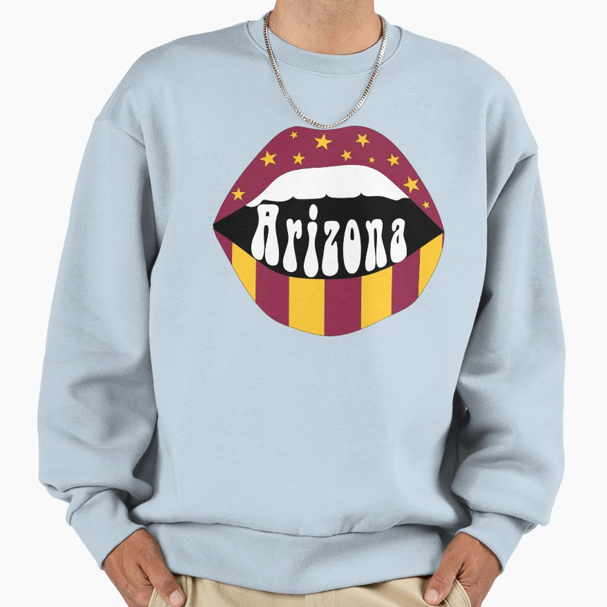 Arizona Lips Sweatshirt - Graphic Print for Adults - T-Shirt, Sweatshirt, Hoodie