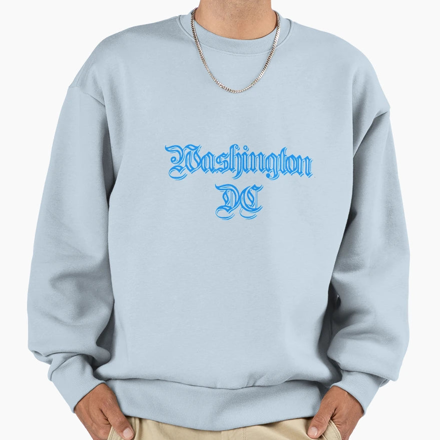 Washington Dc District Columbia Sweatshirt - Aesthetic Graphic for Adults - T-Shirt, Sweatshirt, Hoodie