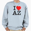 I Heart Az Azerbaijan Sweatshirt - Trendy Graphic Unisex - T-Shirt, Sweatshirt, Hoodie