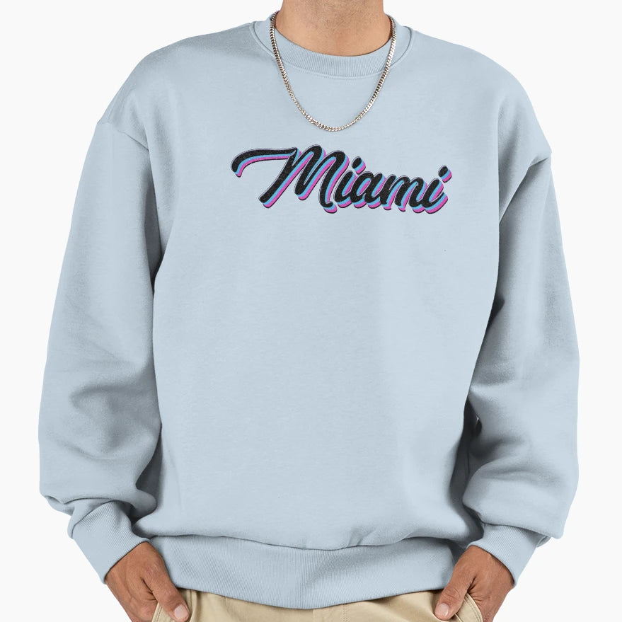 Miami Heat Sweatshirt - Graphic Print Men Women - T-Shirt, Sweatshirt, Hoodie