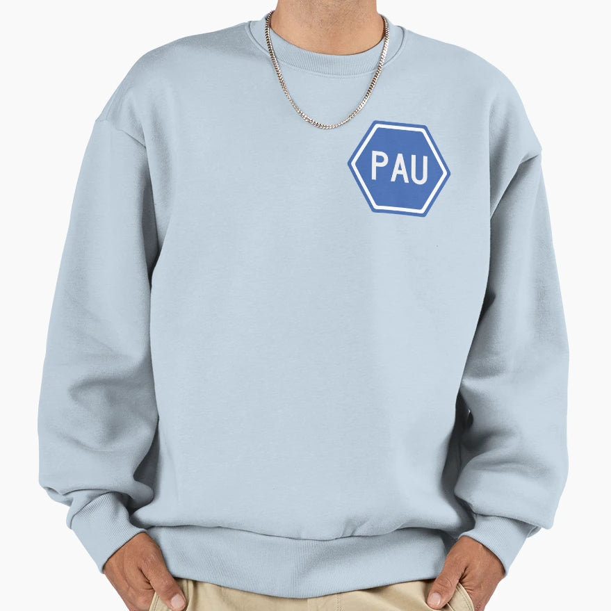 Pau Hawaiian Stop Sign Sweatshirt - Custom Art Print Unisex - T-Shirt, Sweatshirt, Hoodie