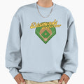 Baseball Diamonds Are Forever Valentine Sweatshirt - Novelty Apparel Unisex - T-Shirt, Sweatshirt, Hoodie