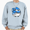 Round Blue Jay Sweatshirt - Novelty Apparel Unisex - T-Shirt, Sweatshirt, Hoodie