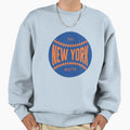 New York Baseball Ball Stitching Nickname Sweatshirt - Graphic Print Unisex - T-Shirt, Sweatshirt, Hoodie