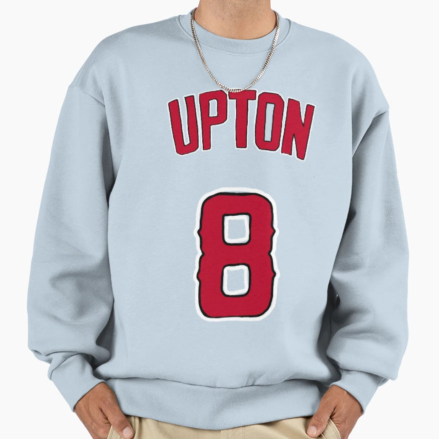 Justin Upton Sweatshirt - Minimalist Print for Adults - T-Shirt, Sweatshirt, Hoodie
