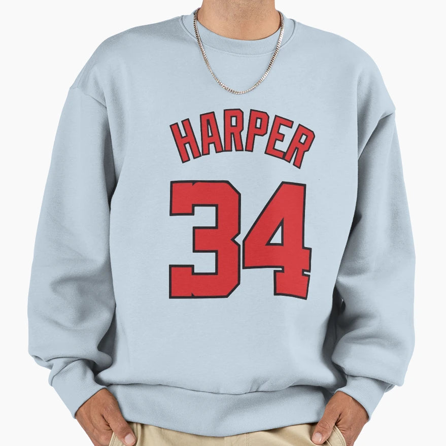Jersey Harper 34 Sweatshirt - Casual Everyday Wear Unisex - T-Shirt, Sweatshirt, Hoodie