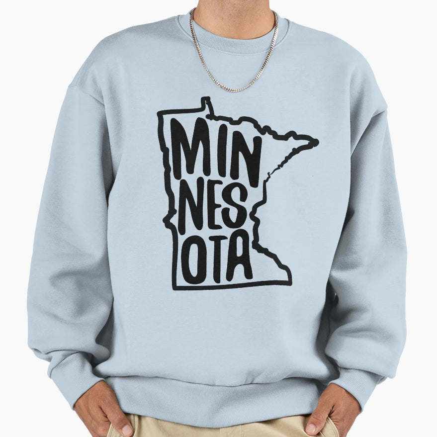 Minnesota Sweatshirt - Novelty Apparel for Adults - T-Shirt, Sweatshirt, Hoodie