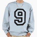 Number Nine Sweatshirt - Aesthetic Graphic for Adults - T-Shirt, Sweatshirt, Hoodie