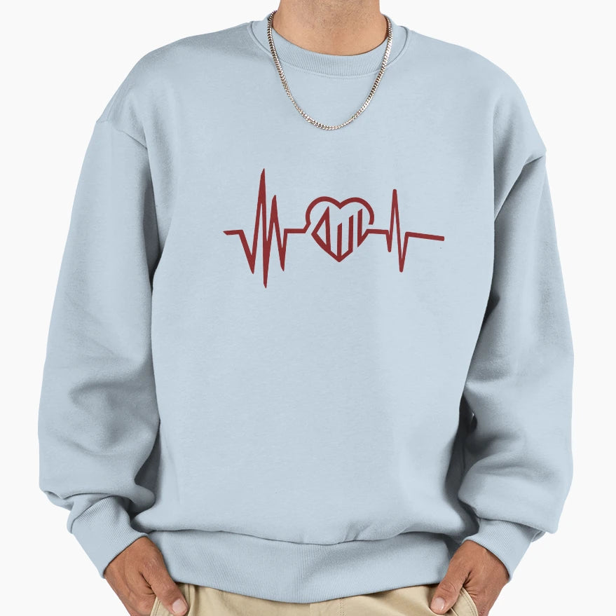 Believers Heart Plus Sweatshirt - Minimalist Print Men Women - T-Shirt, Sweatshirt, Hoodie