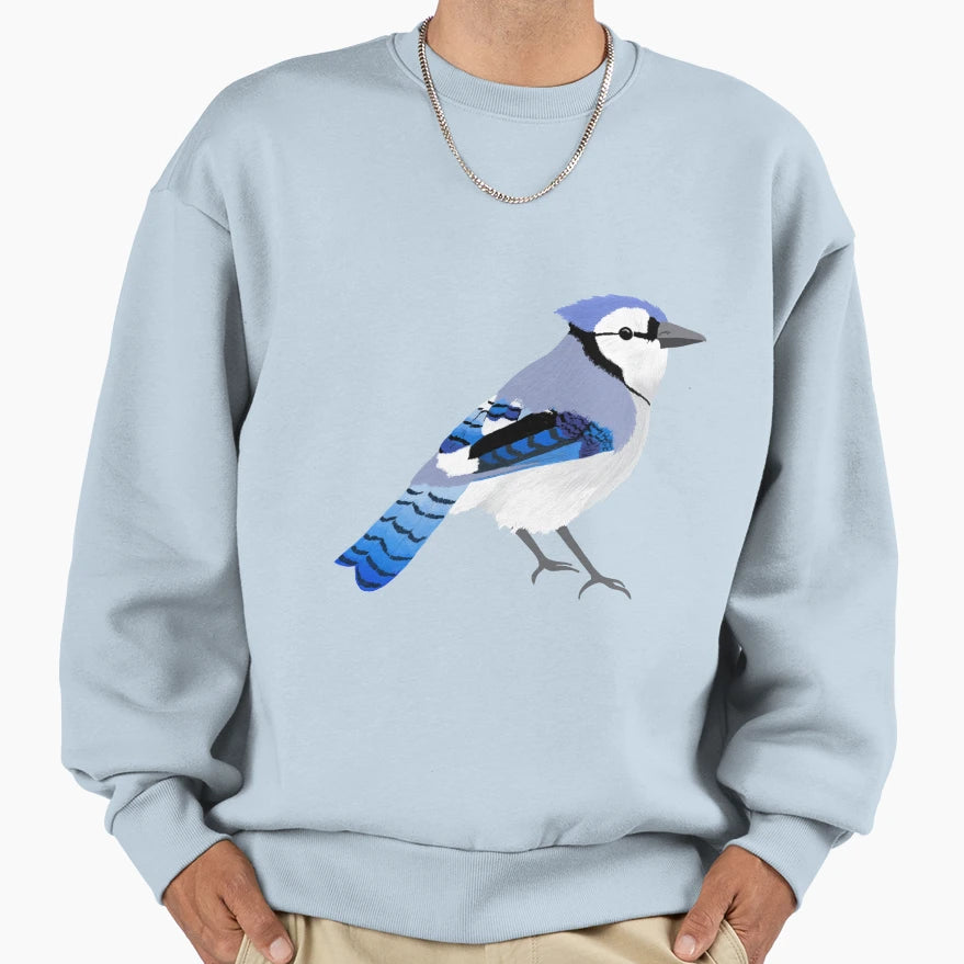 Blue Jay Sweatshirt - Trendy Graphic Men Women - T-Shirt, Sweatshirt, Hoodie