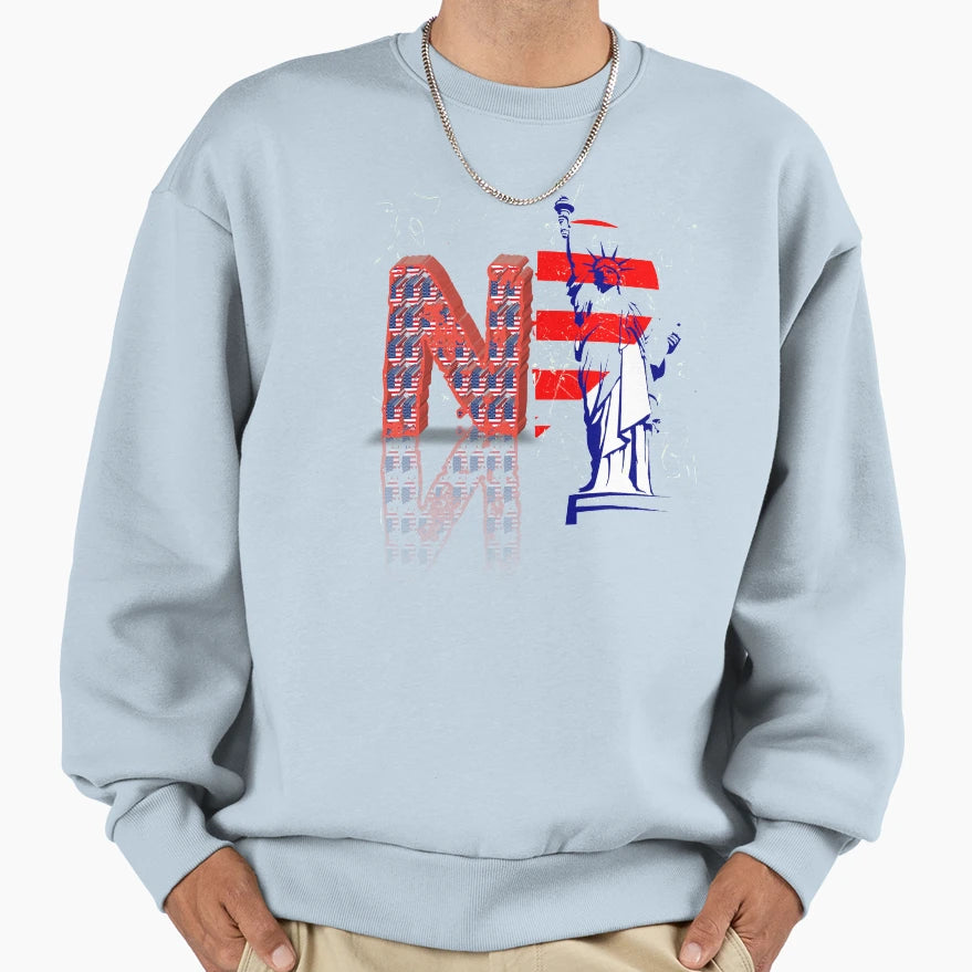Usa N Sweatshirt - Aesthetic Graphic Men Women - T-Shirt, Sweatshirt, Hoodie
