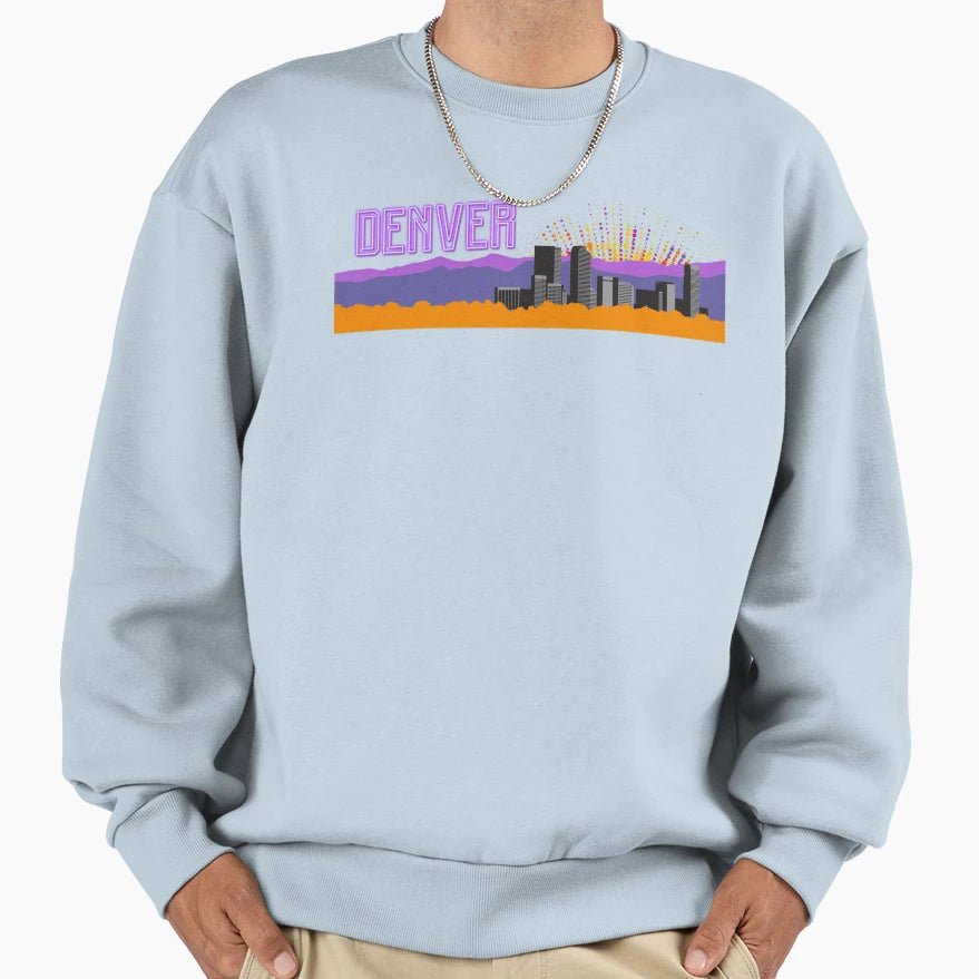 Denver Colorado 5280 Mile High City Sweatshirt - Graphic Print Unisex - T-Shirt, Sweatshirt, Hoodie
